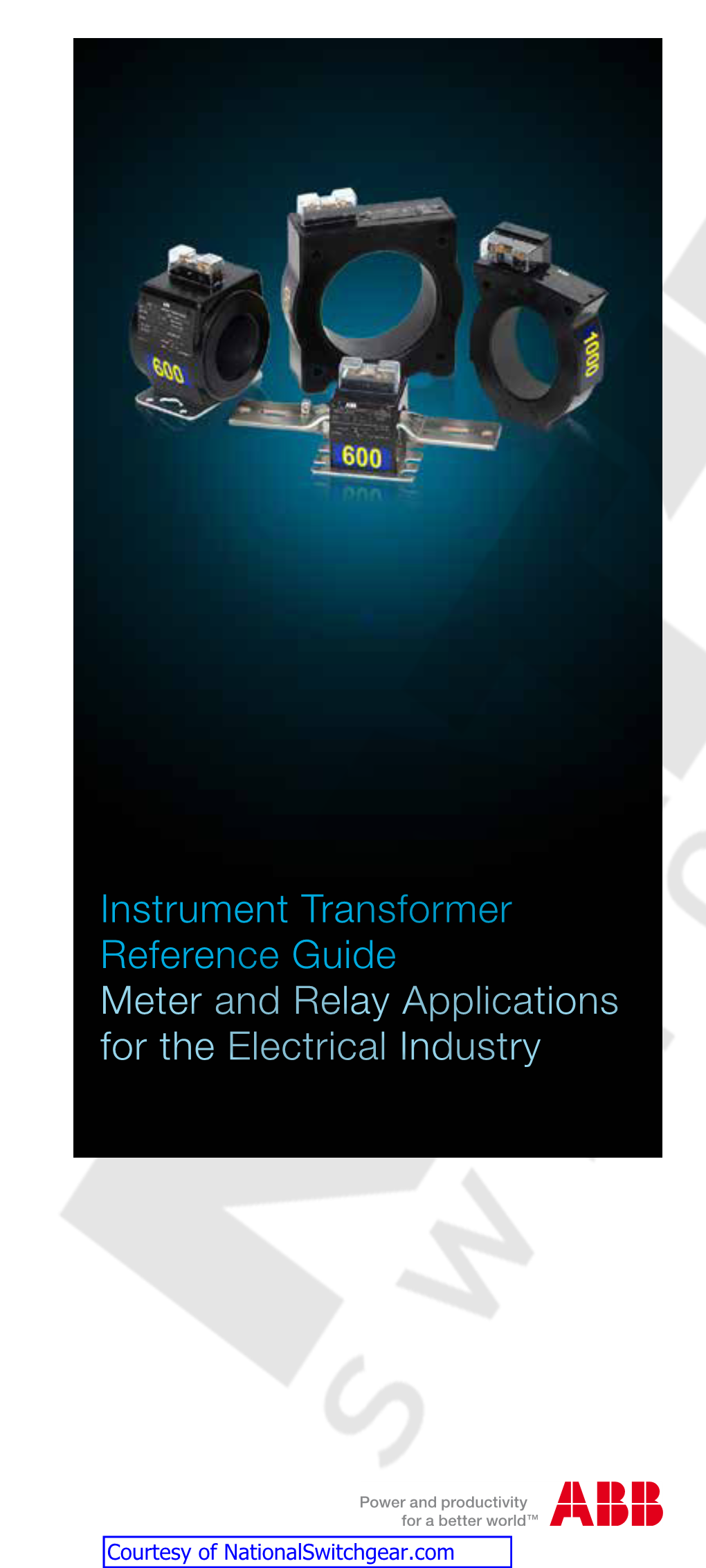 Instrument Transformer Reference Guide for Utility Applications