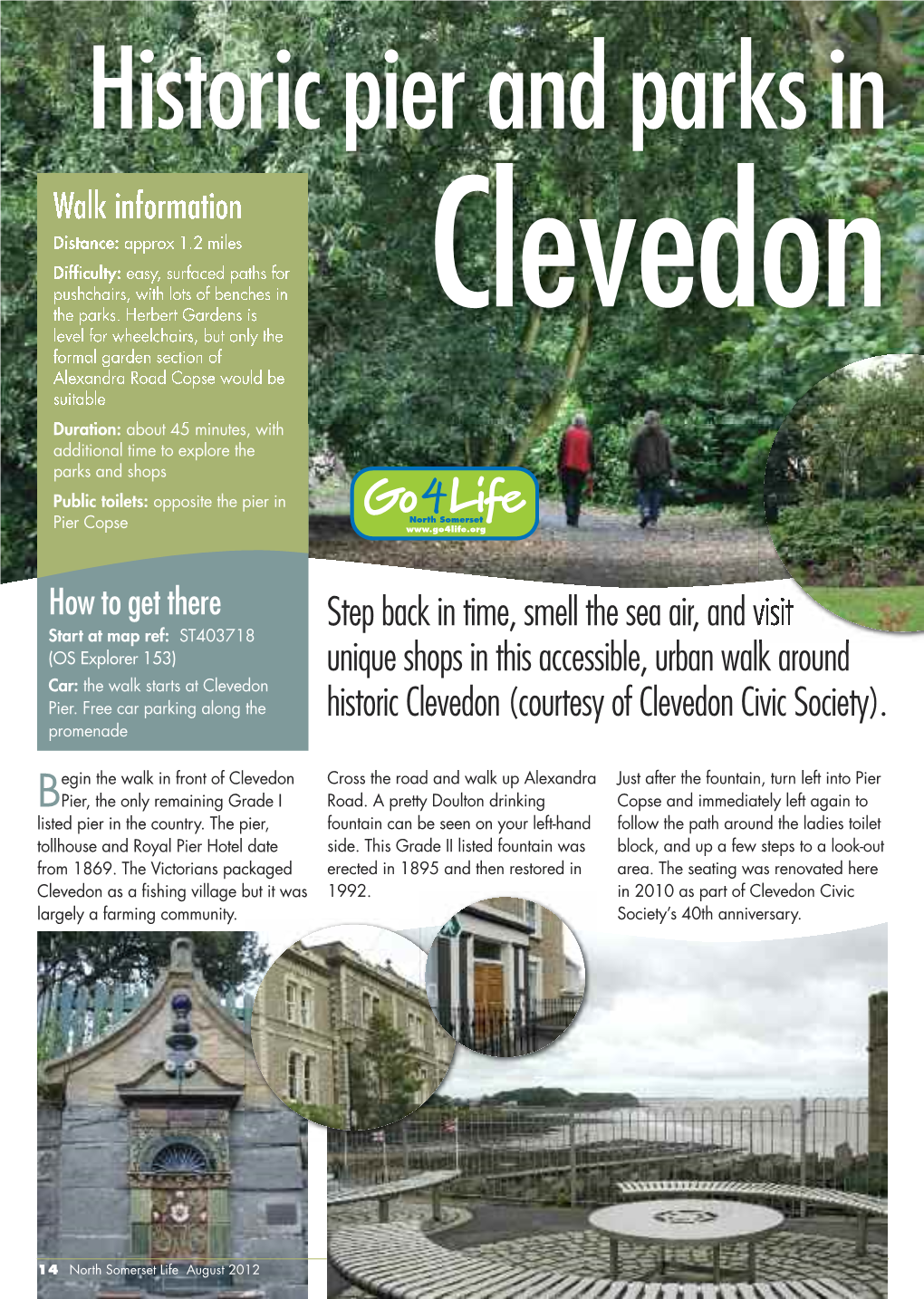 Historic Pier and Parks in Clevedon