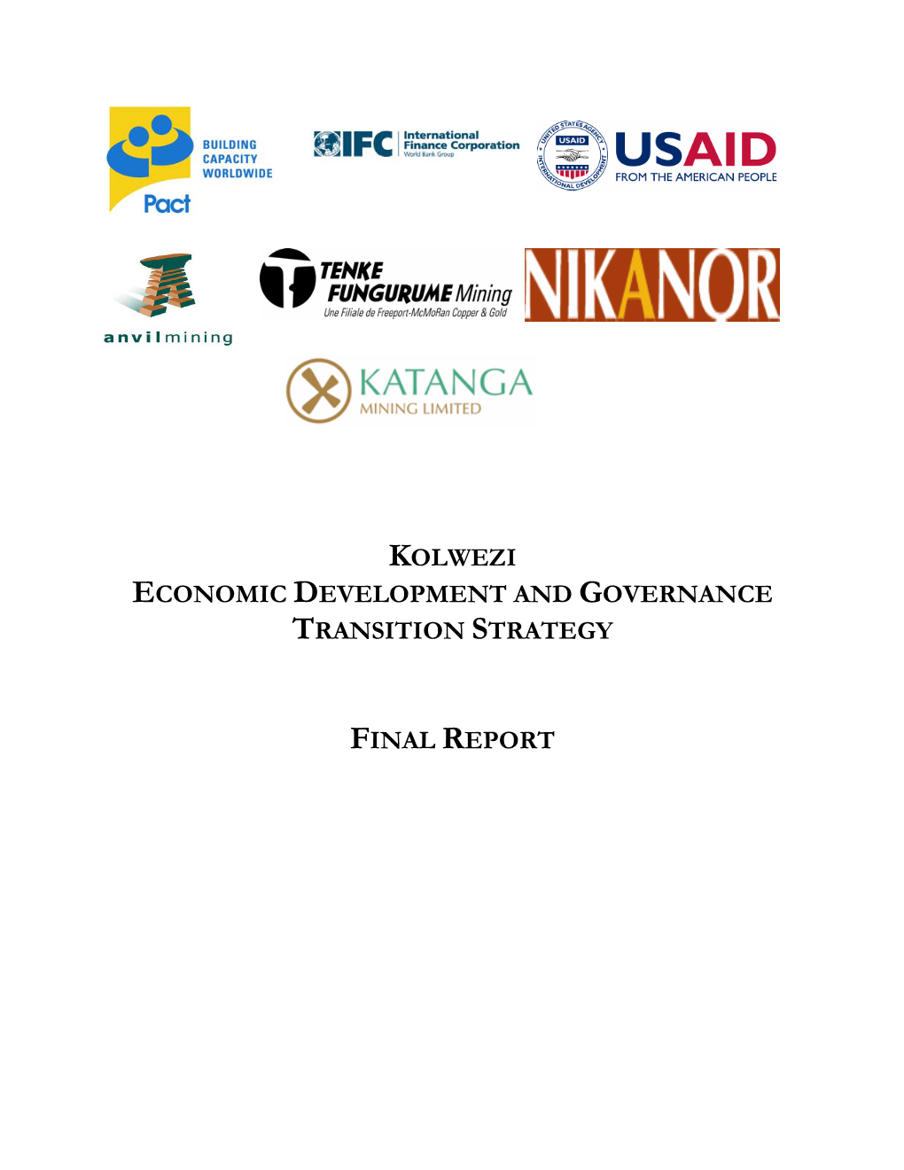 Economic Development and Governance Transition Strategy