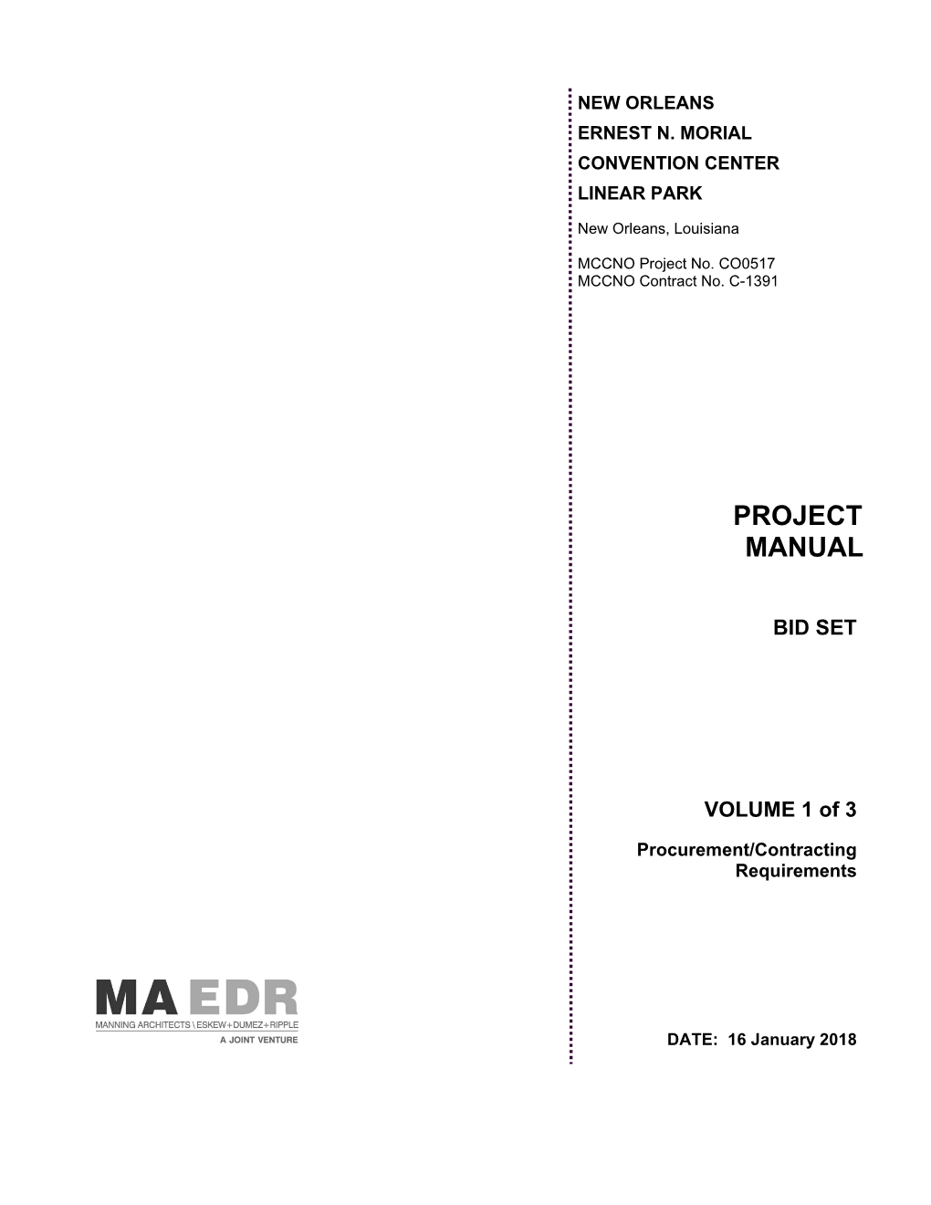 Project Manual