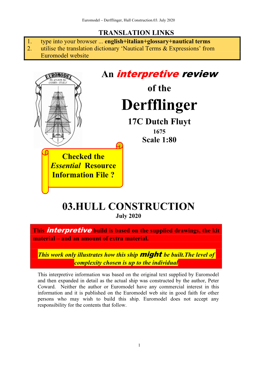 Download DF.03.HULL CONSTRUCTION