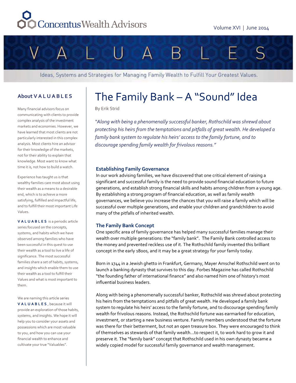 The Family Bank