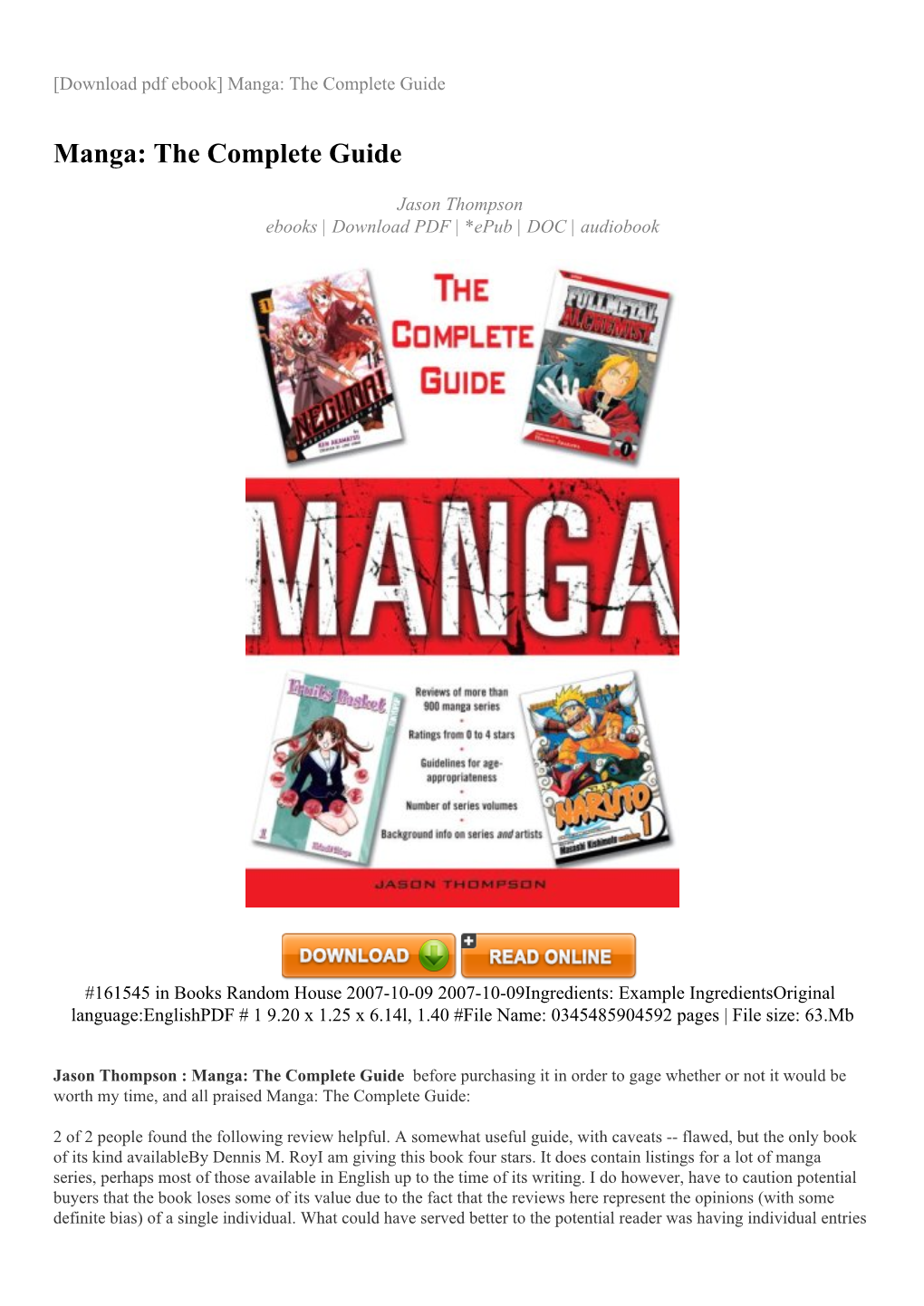 Manga-The-Complete-Guide.Pdf