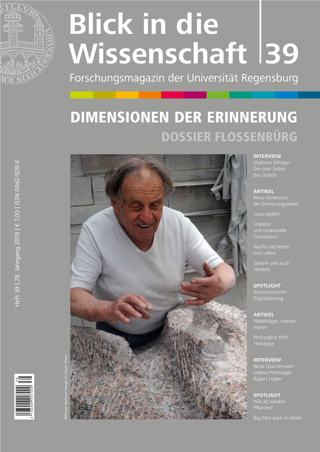 Blick in Die Wissenschaft 39 Forschungsmagazin Der Universität Regensburg