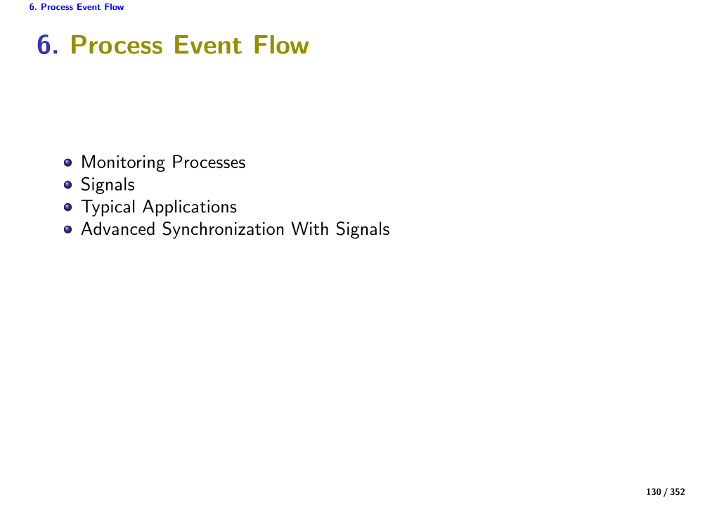 6. Process Event Flow 6