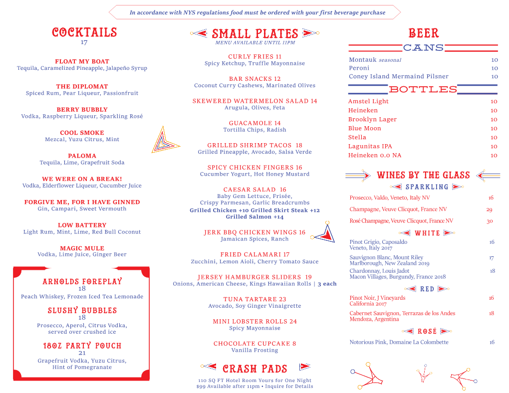 Small Plates Beer Cocktails