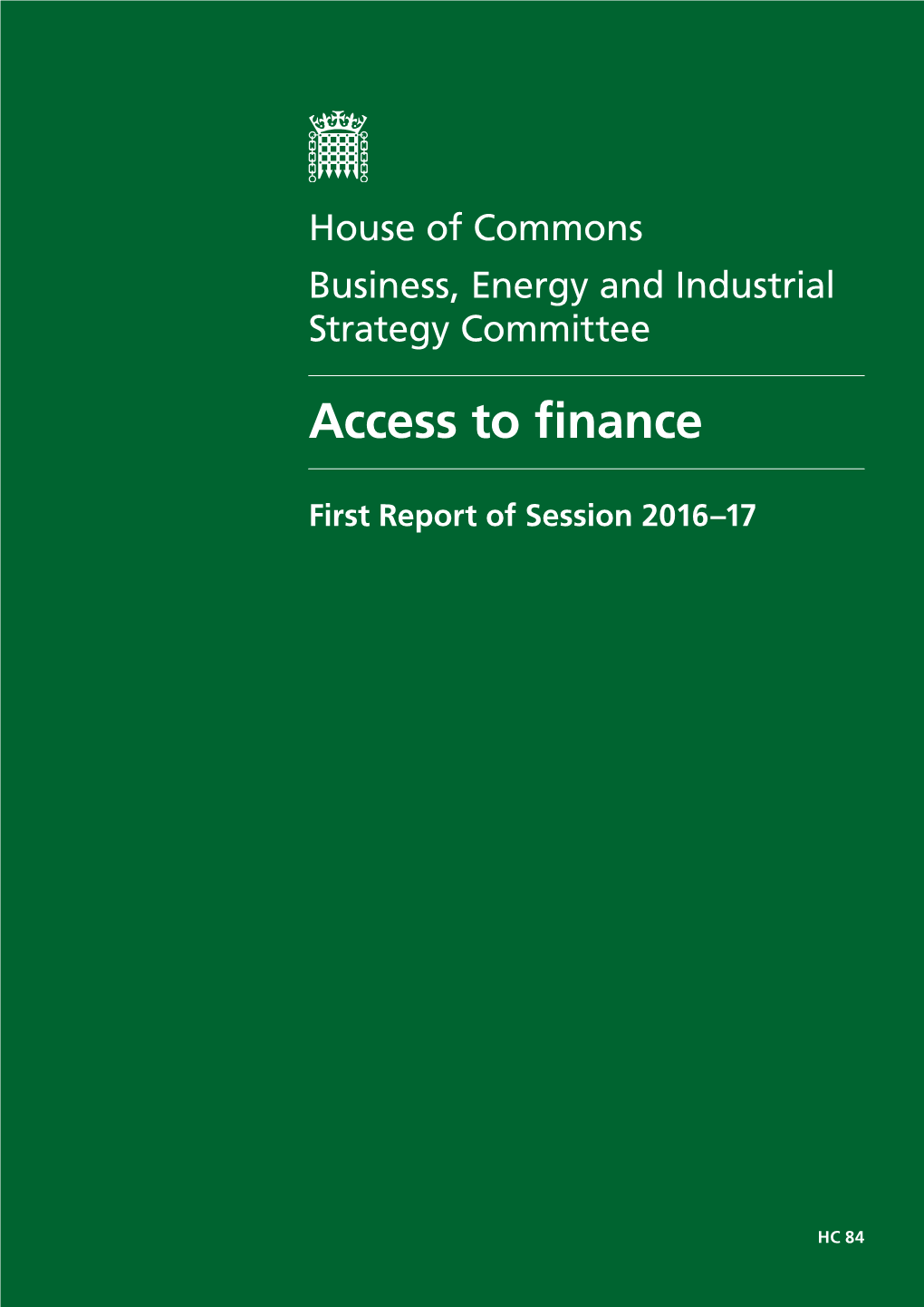 Access to Finance Report