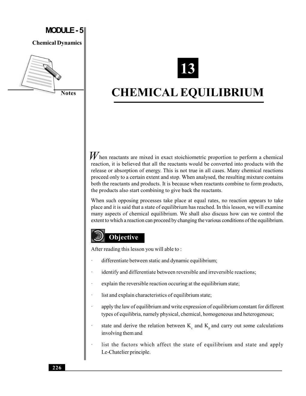 Chemical Equilibrium