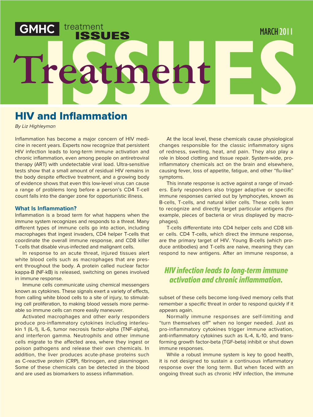 HIV and Inflammation
