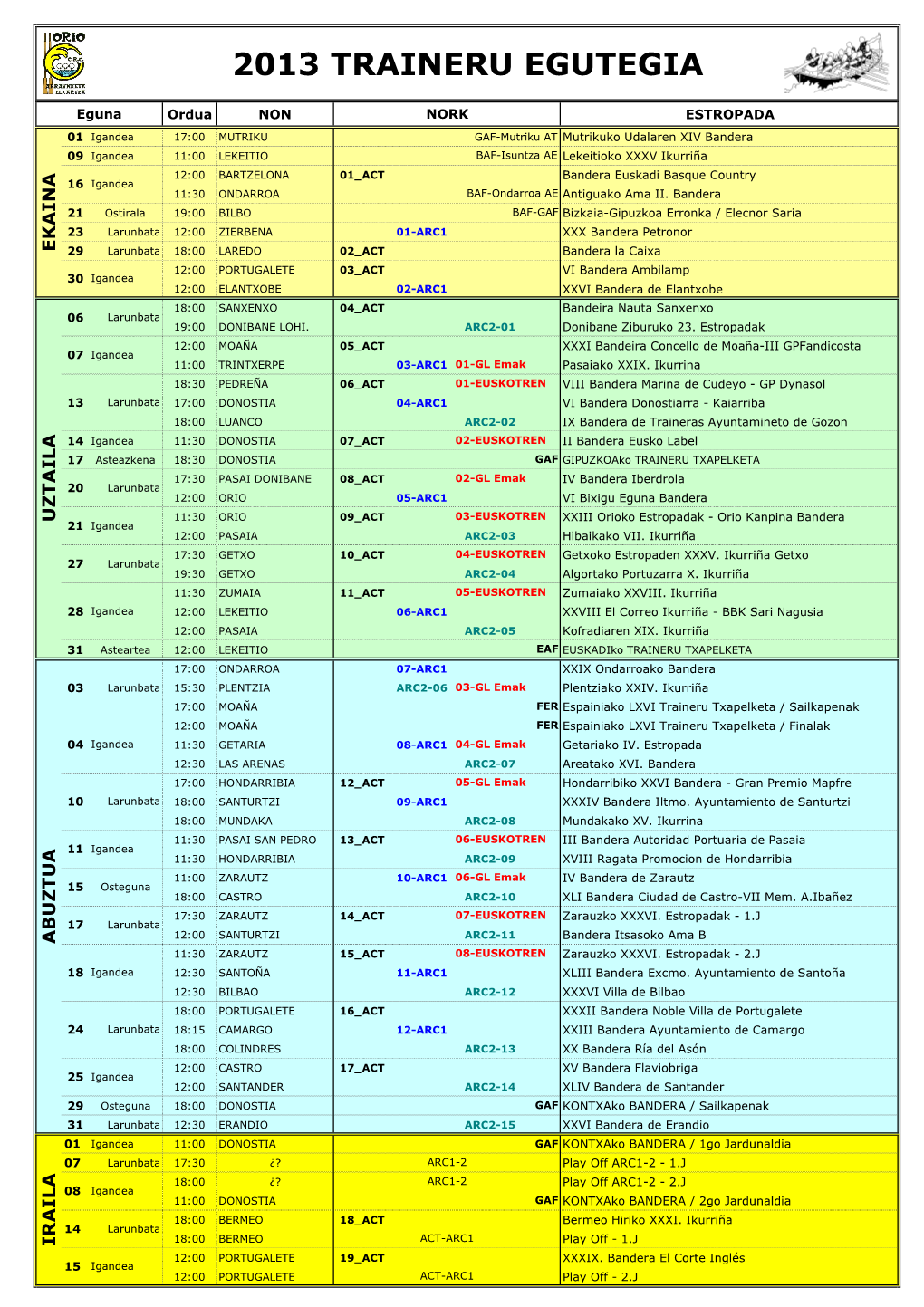Z 2013 Egutegia Traineruak Guztiak 00 Kolorez