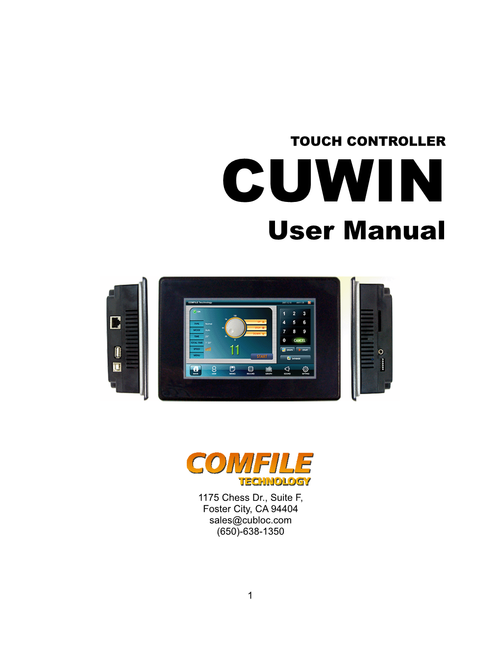 Cuwin 3000, 4000 Manual