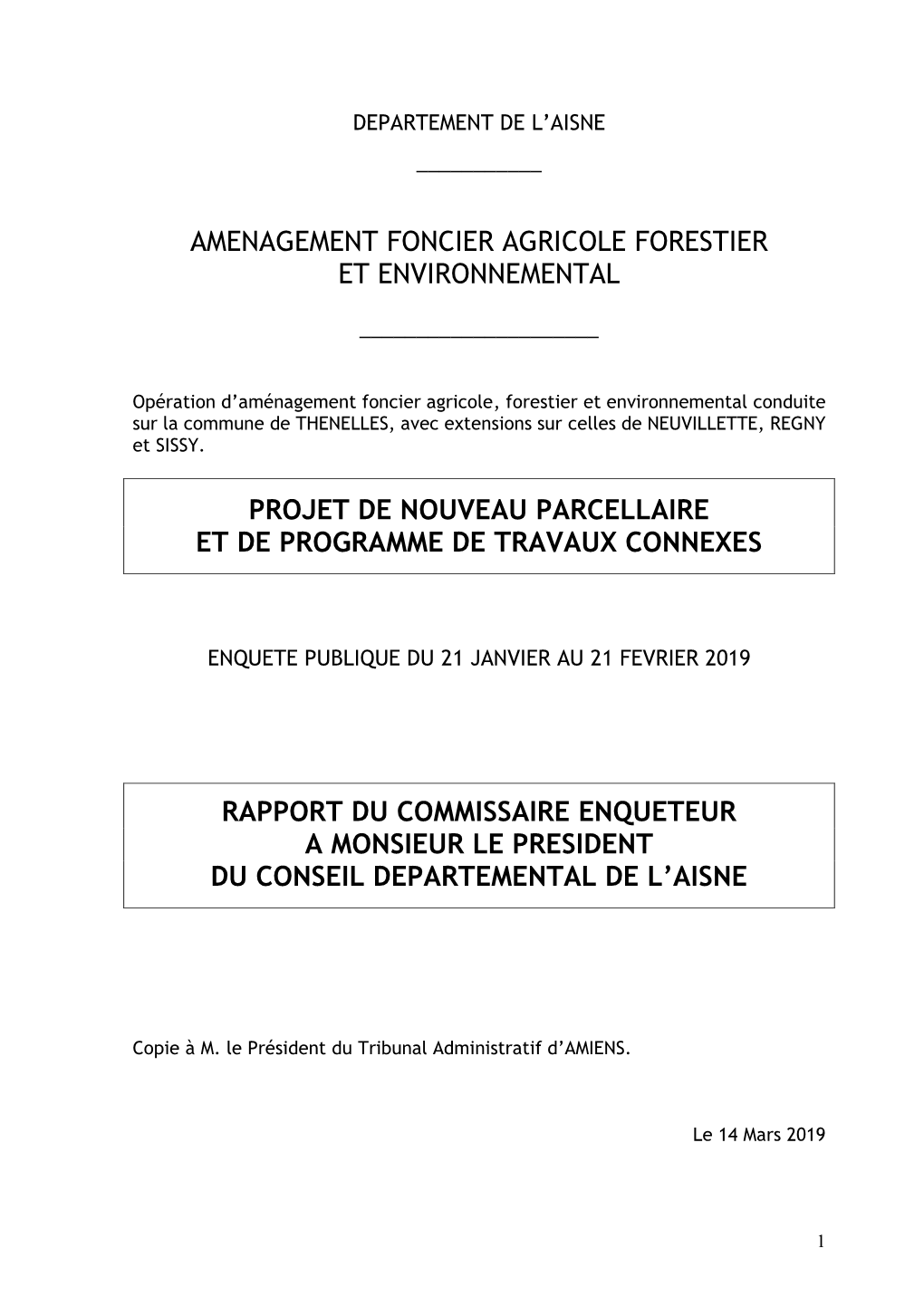 Opération D'aménagement Foncier Agricole, Forestier Et