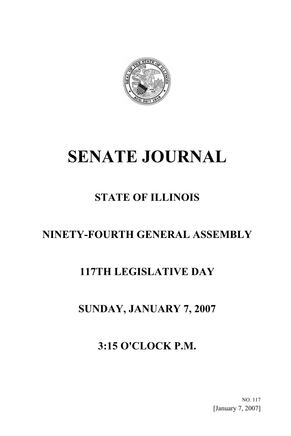 Senate Journal