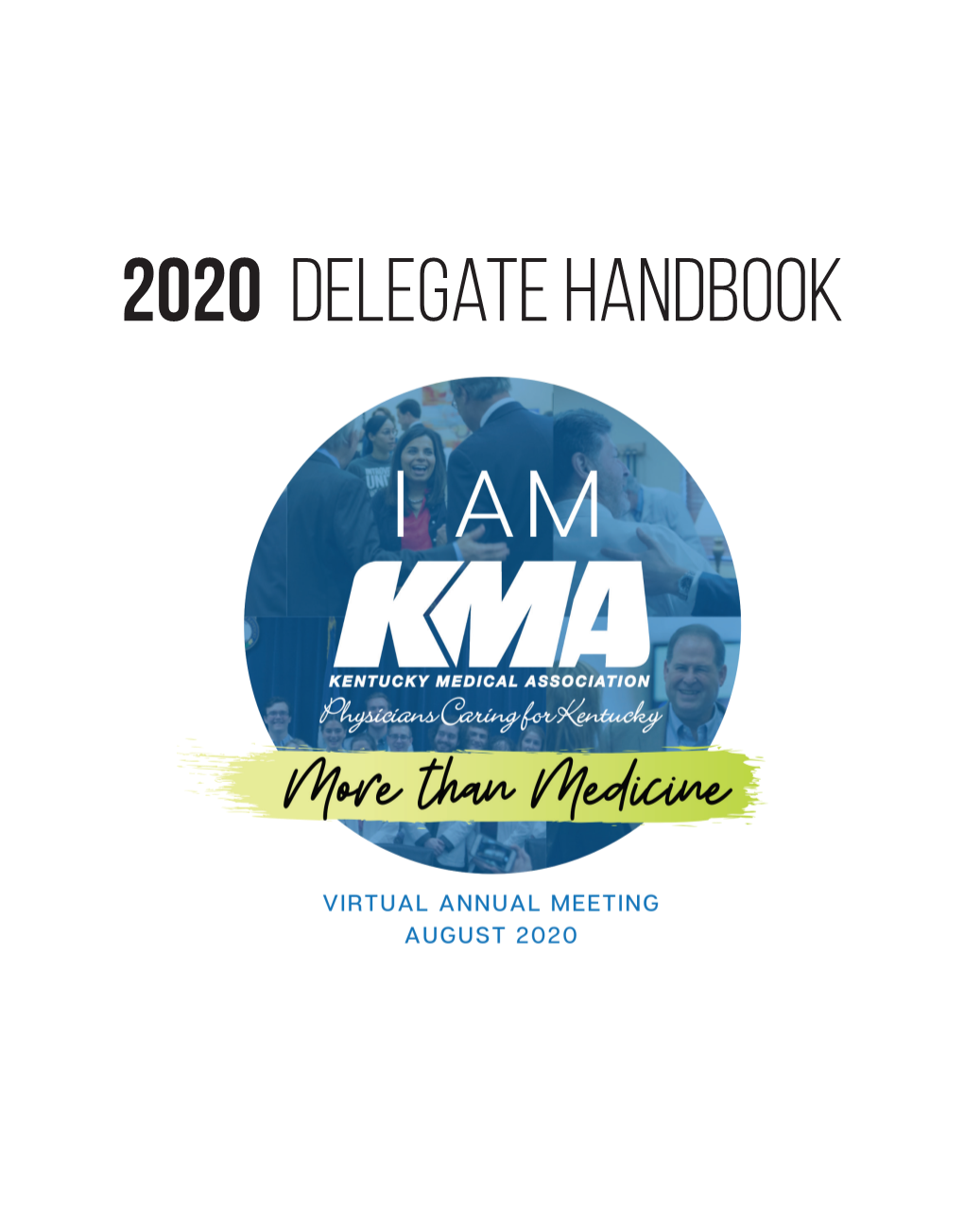 2020 Delegate Handbook TABLE of CONTENTS