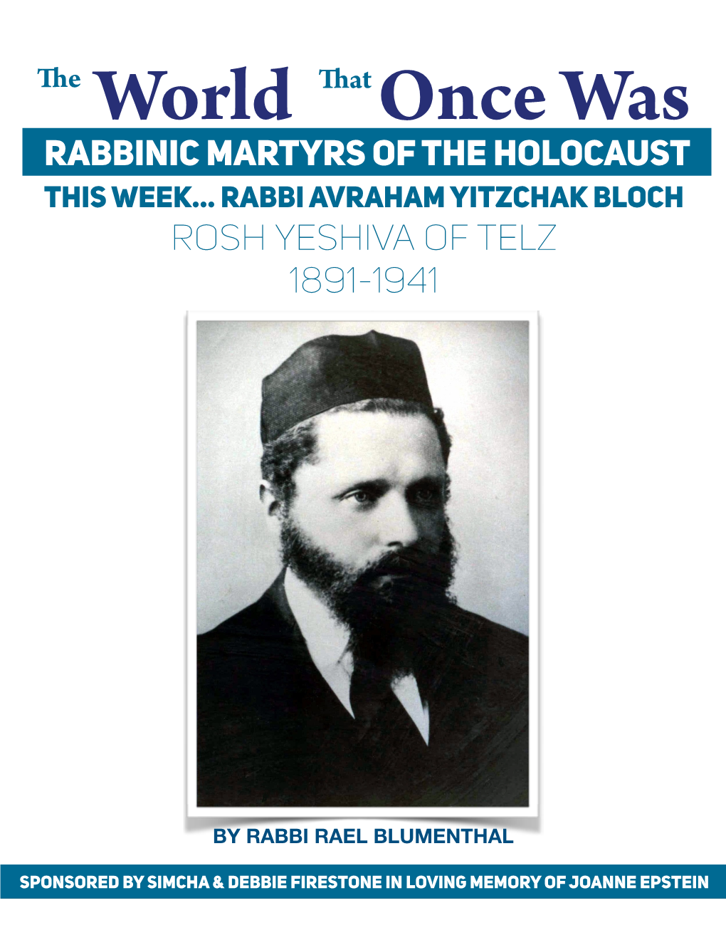 Rabbi Avraham Yitzchak