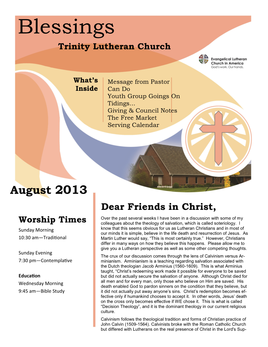 Blessings Trinity Lutheran Church