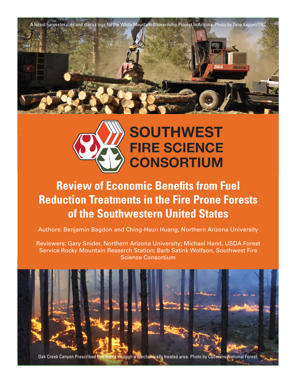 Review of Economic Benefits from Fuel Reduction Treatments in the Fire Prone Forests of the Southwestern United States