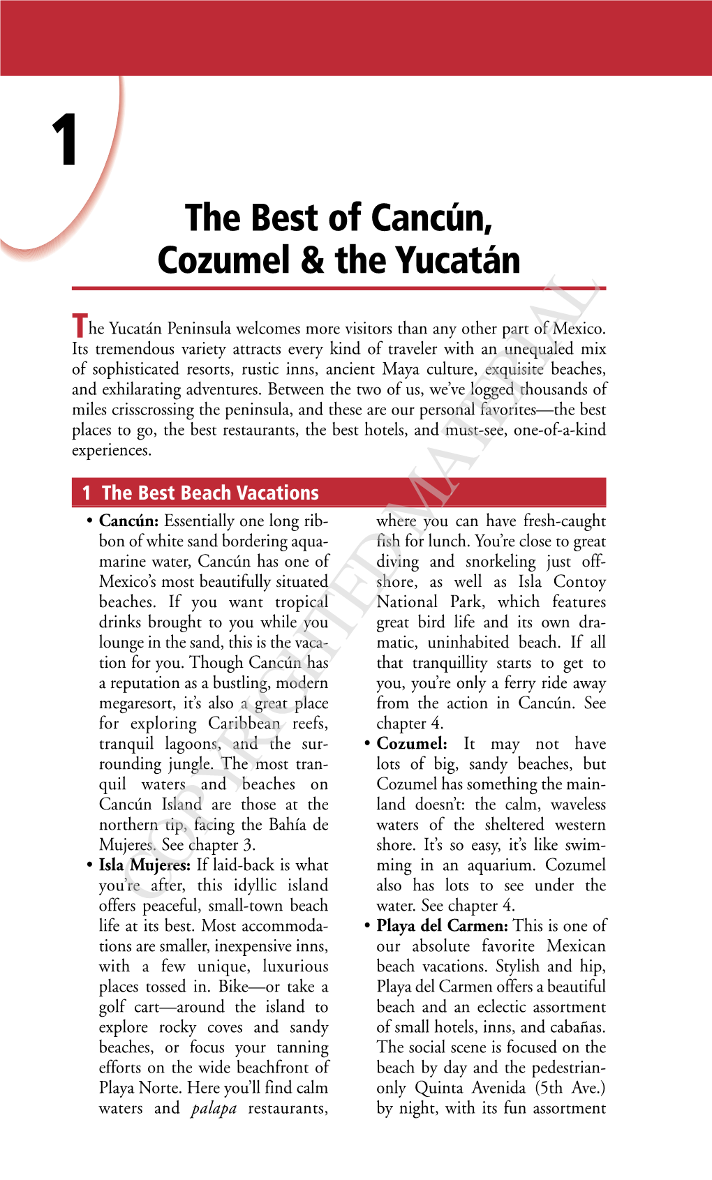 The Best of Cancún, Cozumel & the Yucatán