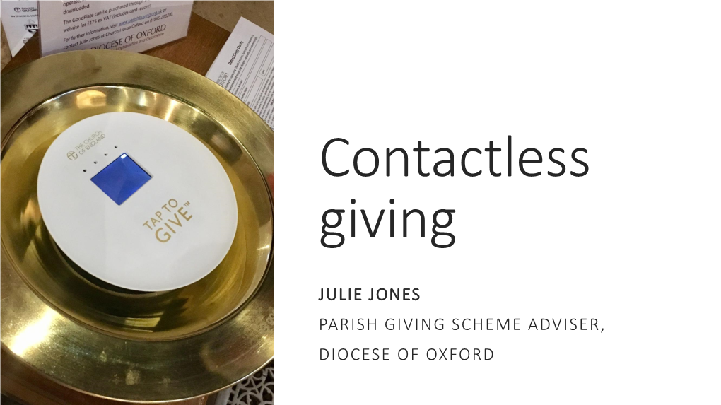Contactless Giving