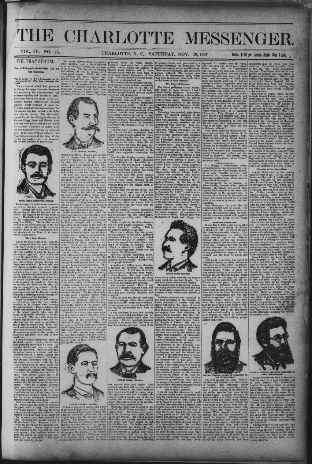 The Charlotte Messenger. Vol