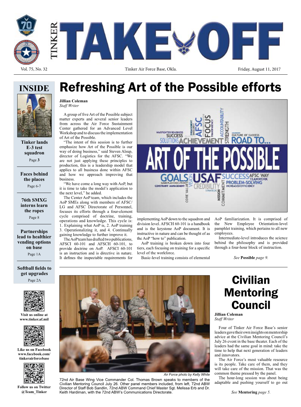 Refreshing Art of the Possible Efforts Jillian Coleman Staff Writer