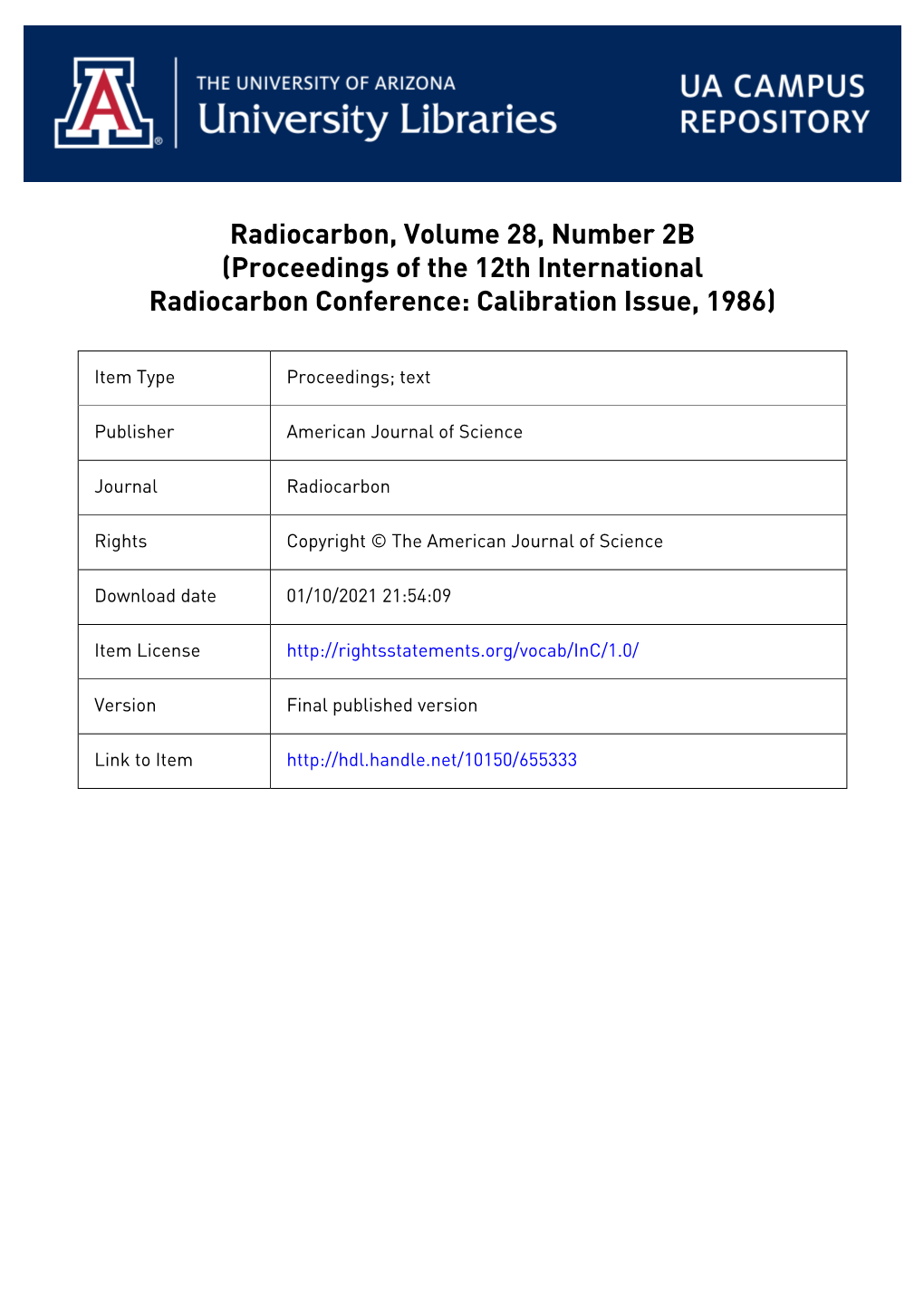 H Adiocarben Published by the AMERICAN JOURNAL of SCIENCE
