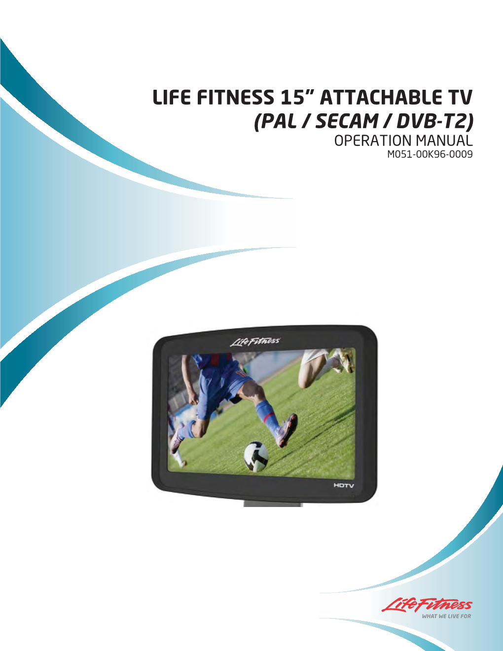 Life Fitness 15” Attachable Tv (Pal / Secam / Dvb-T2)