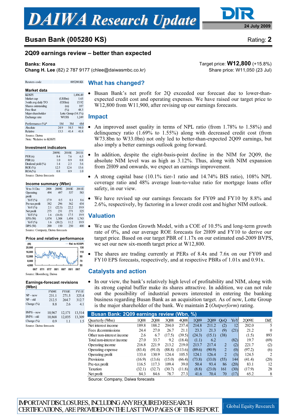 Daiwasmbc.Co.Kr) Share Price: W11,050 (23 Jul)