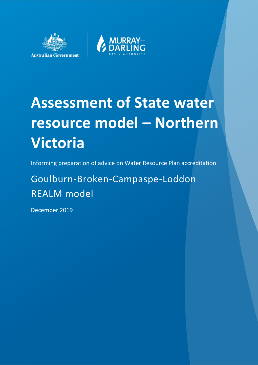 Assessment of State Water Resource Model – Northern Victoria