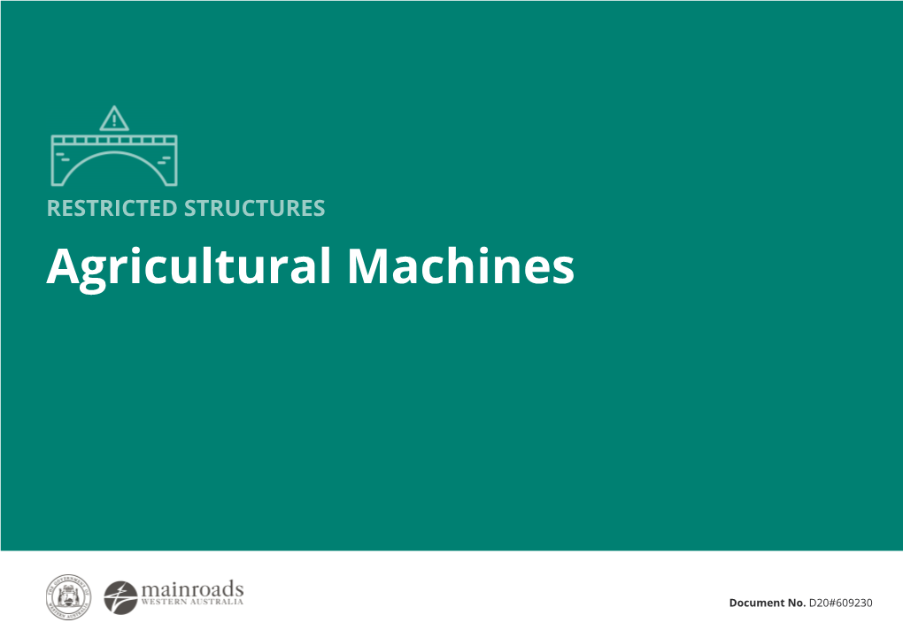 Agricultural Machines