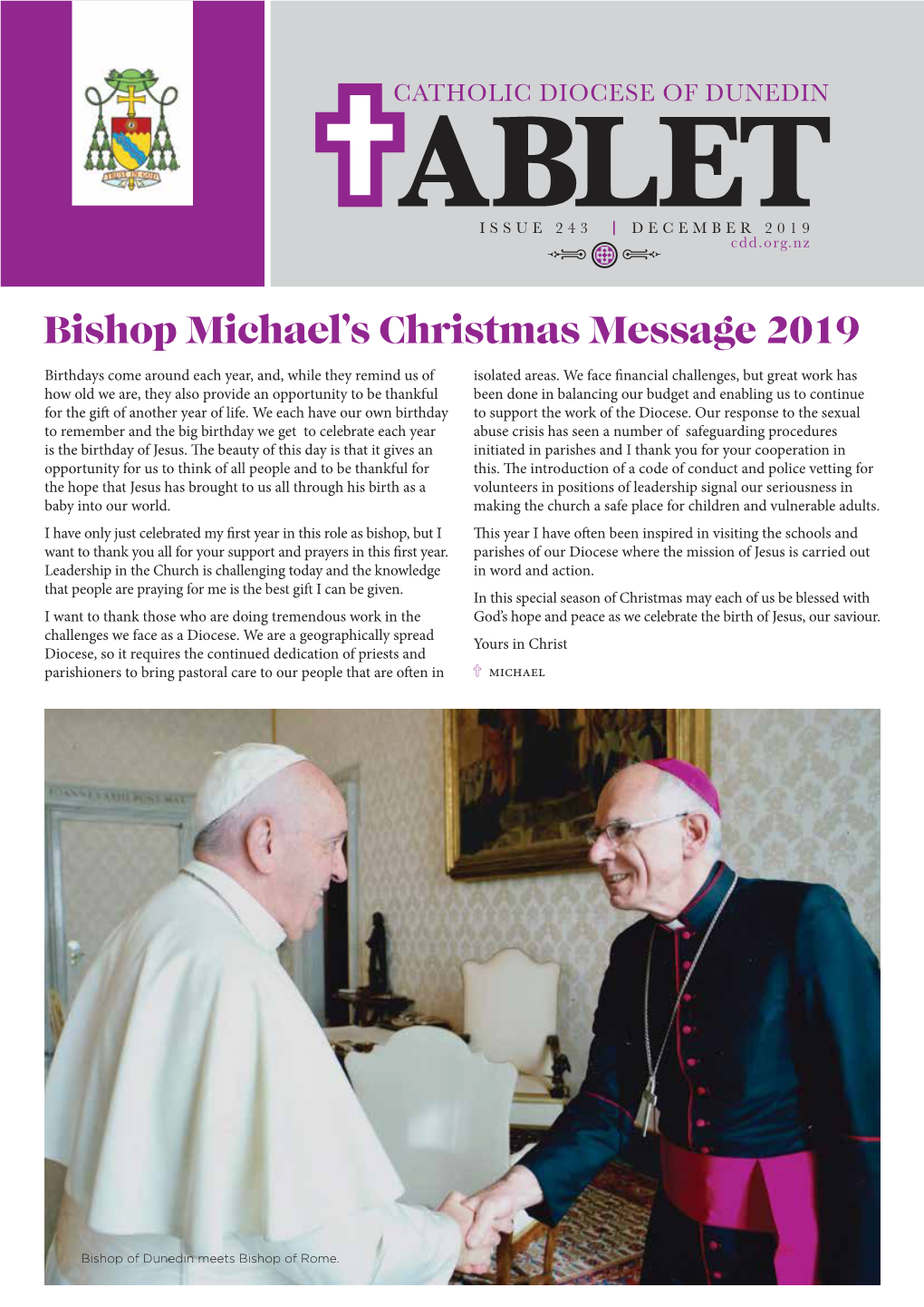 Bishop Michael's Christmas Message 2019