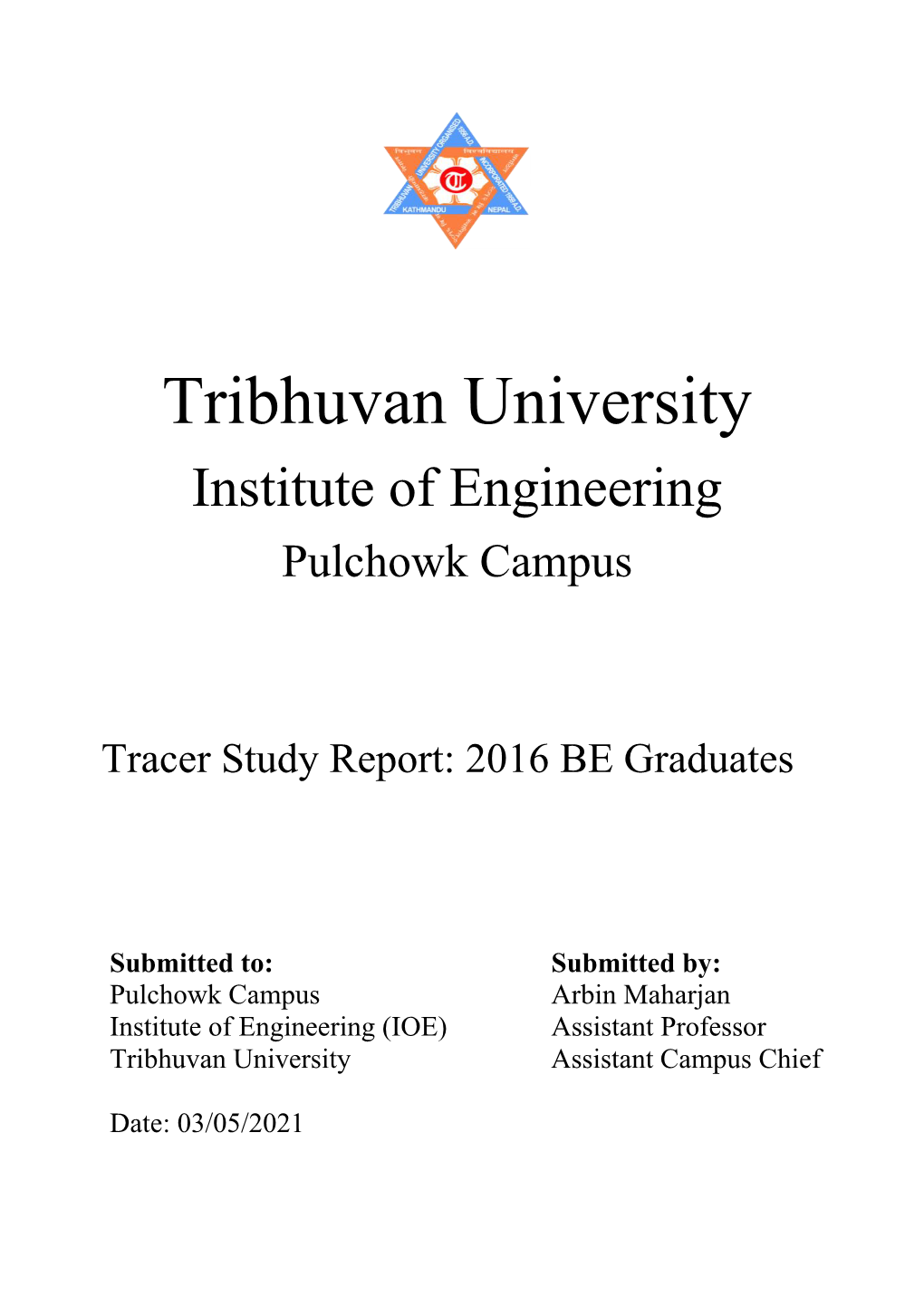 Tribhuvan University Institute of Engineering Pulchowk Campus