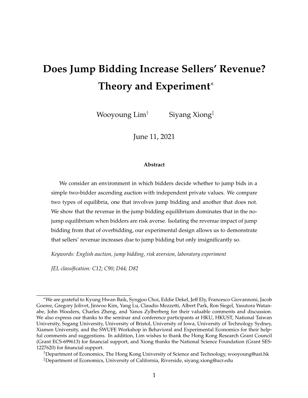 Does Jump Bidding Increase Sellers' Revenue?