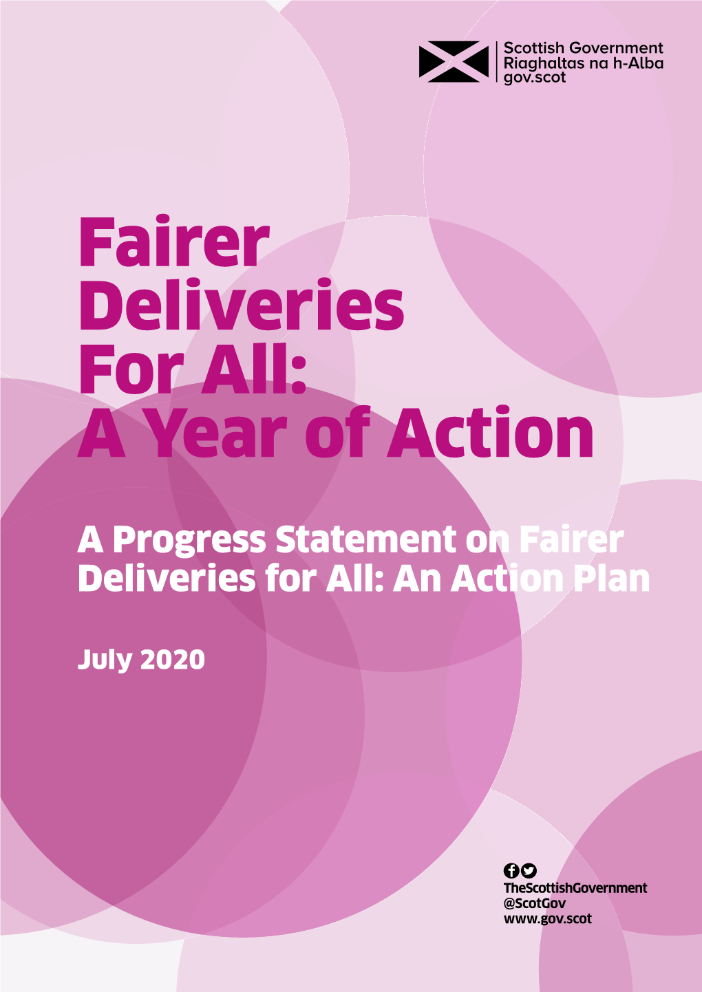 Fairer Deliveries for All: a Year of Action
