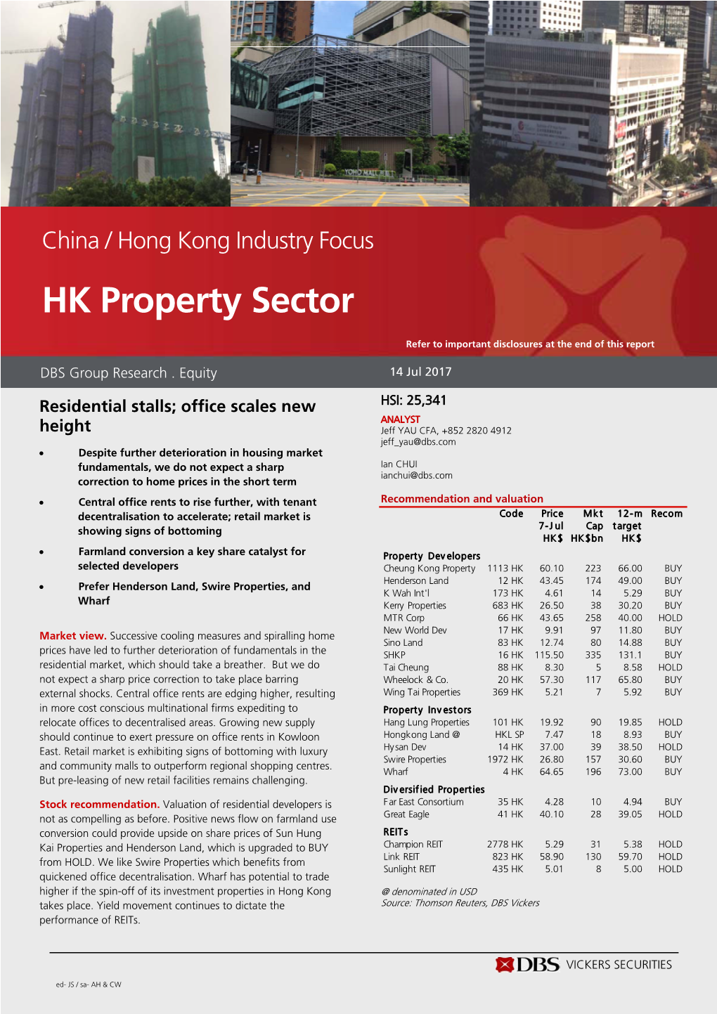 China / Hong Kong Industry Focus