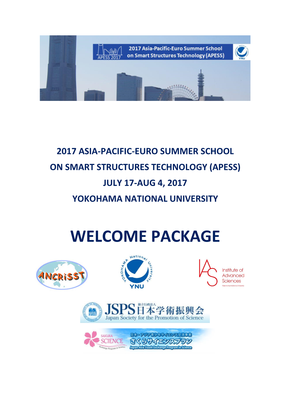 APESS 2017 Welcome Package