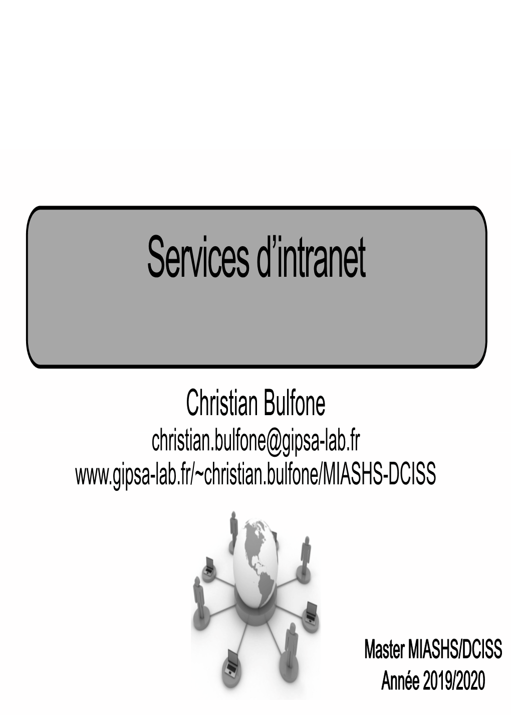 Services D'intranet