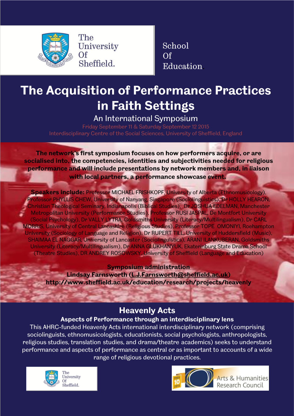 The Acquisition of Performance Practices in Faith Settings