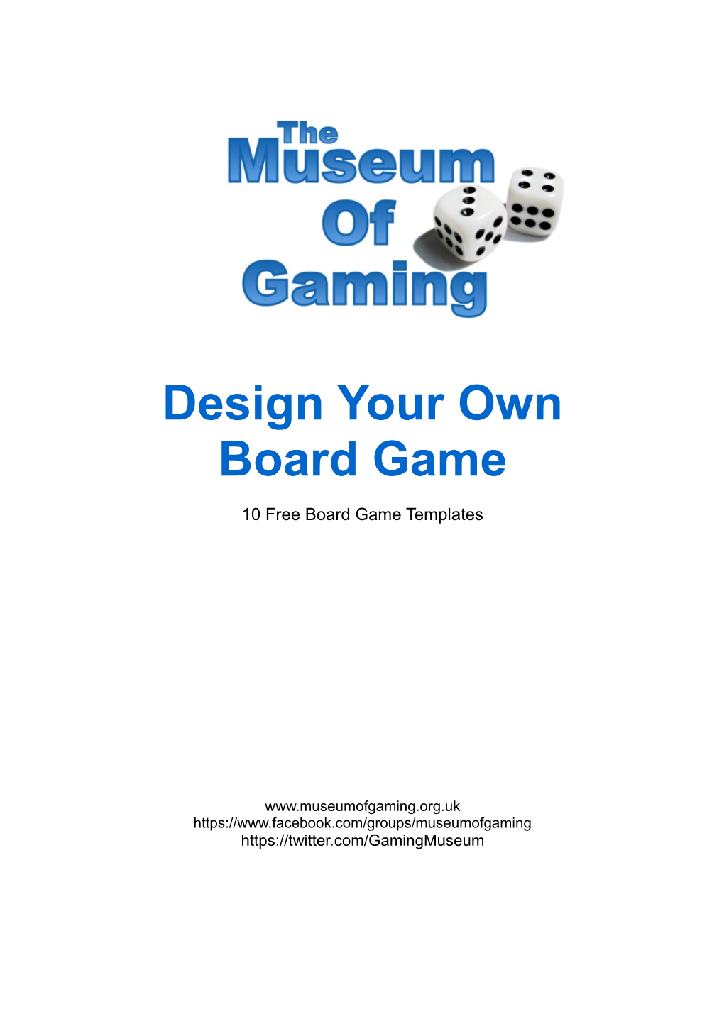 Design Your Own Board Game