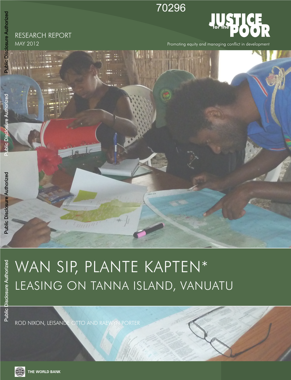 Land Leasing on Tanna Island, Vanuatu