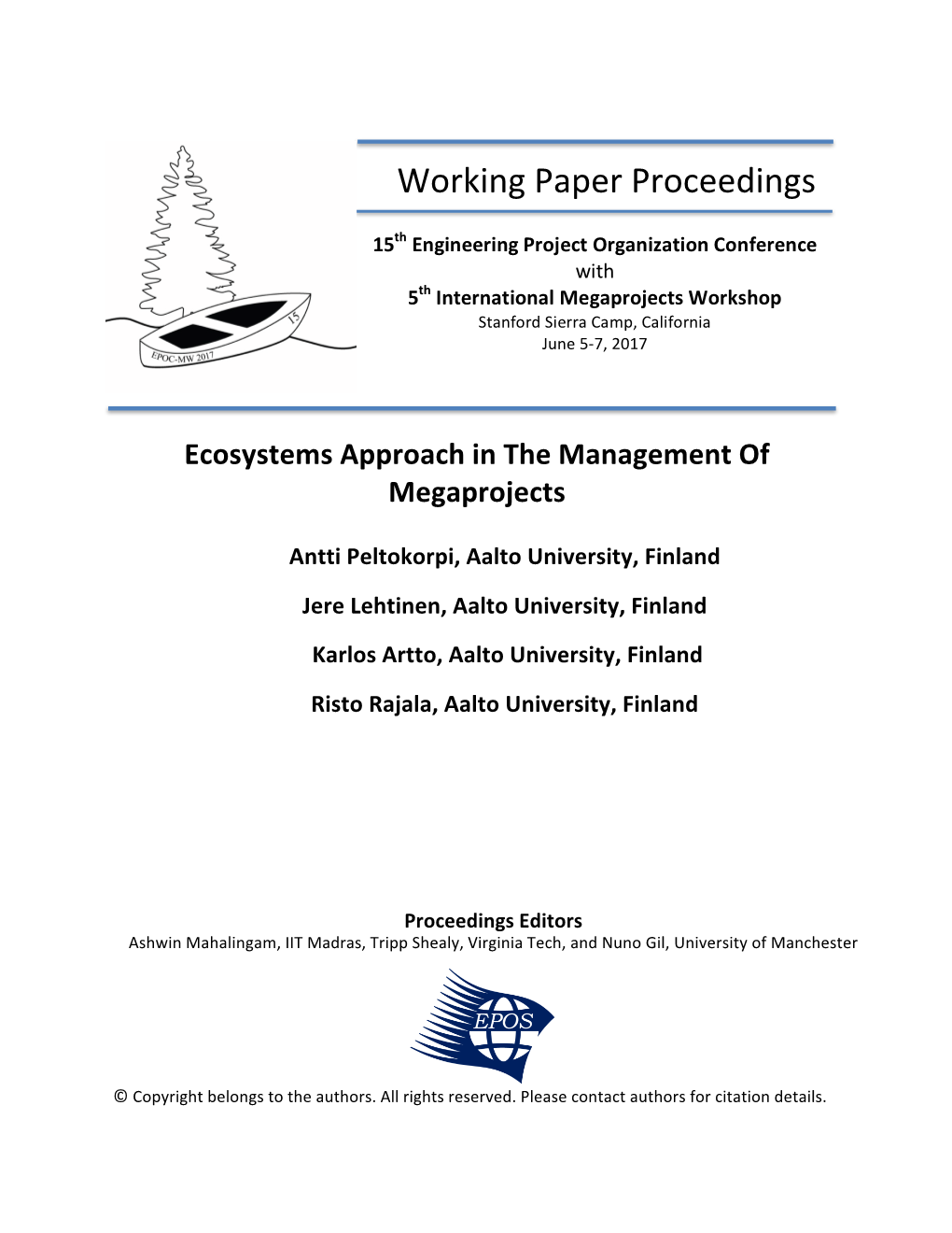 Ecosystems Approach in the Management of Megaprojects