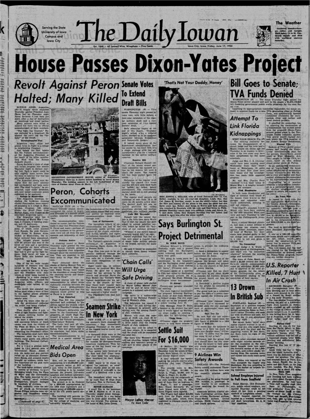 Daily Iowan (Iowa City, Iowa), 1955-06-17