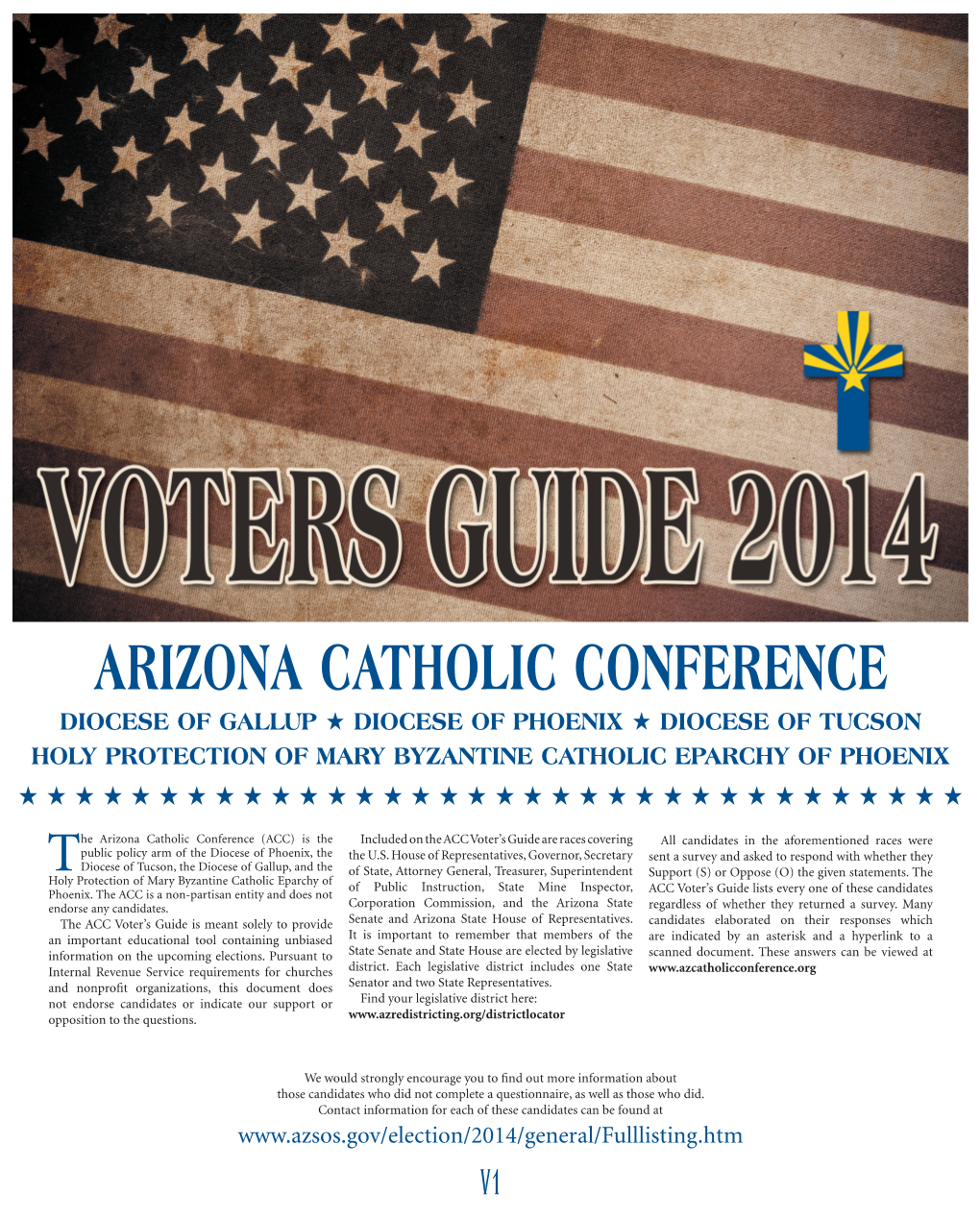 Votersguide 2014 Catholic Sun V4.Indd