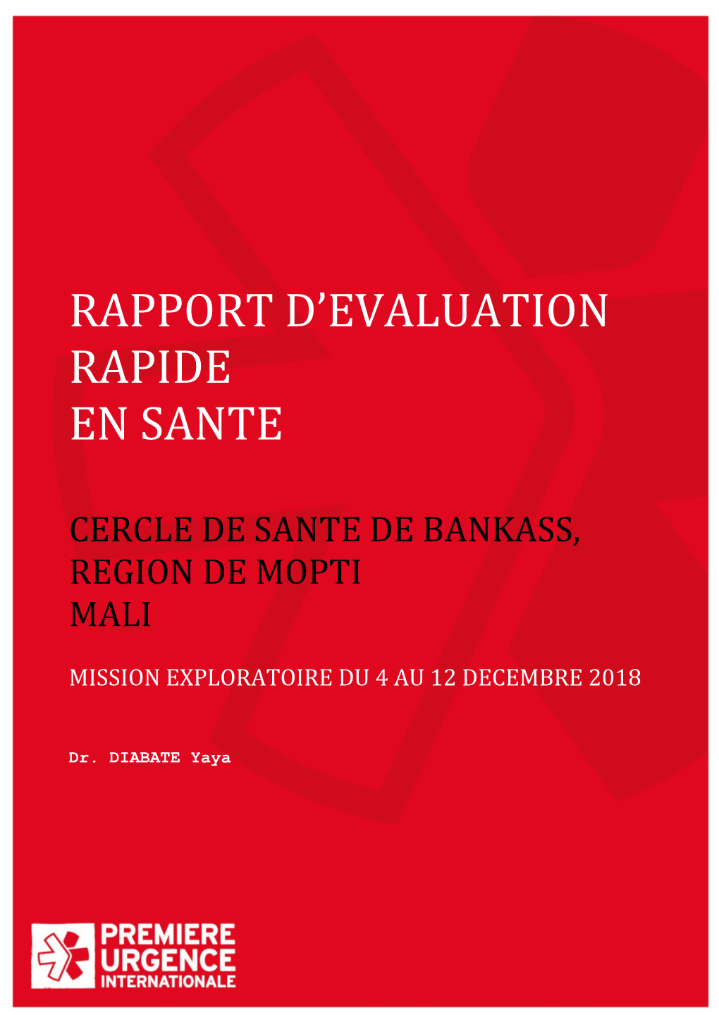 Rapport D'evaluation Rapide En Sante