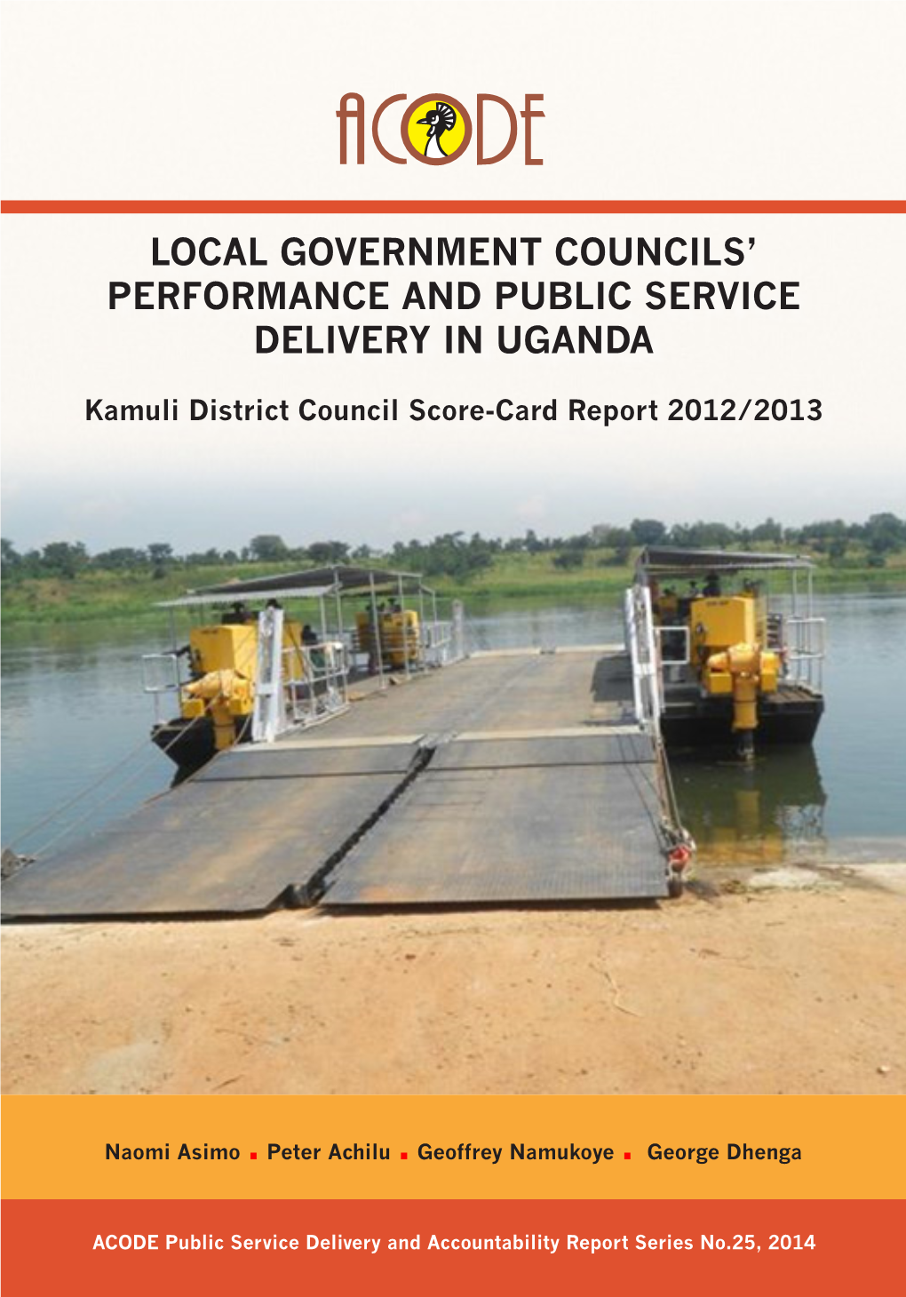 Local Government Councils' Performance and Public