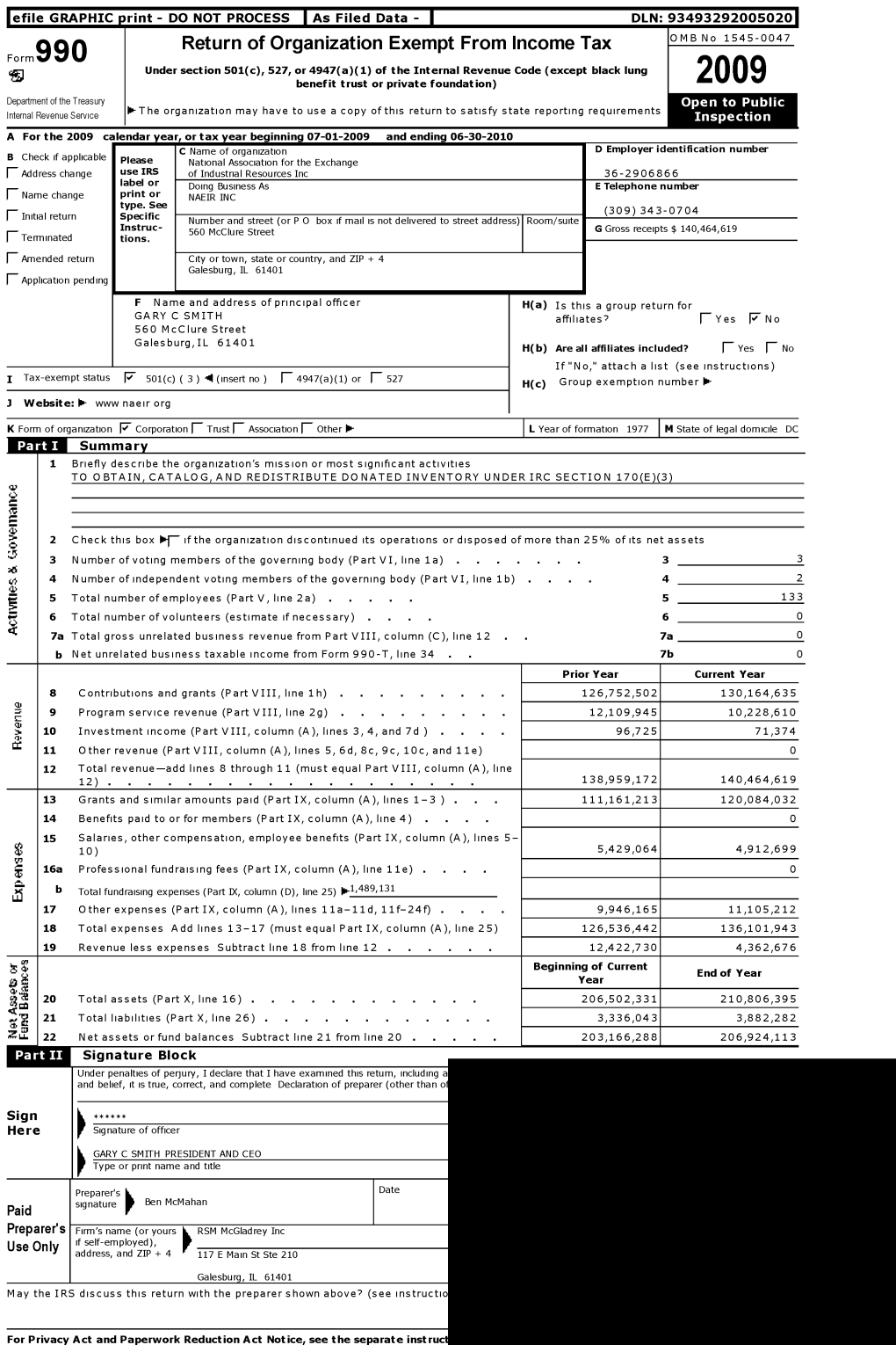 Return of Organization Exempt from Income