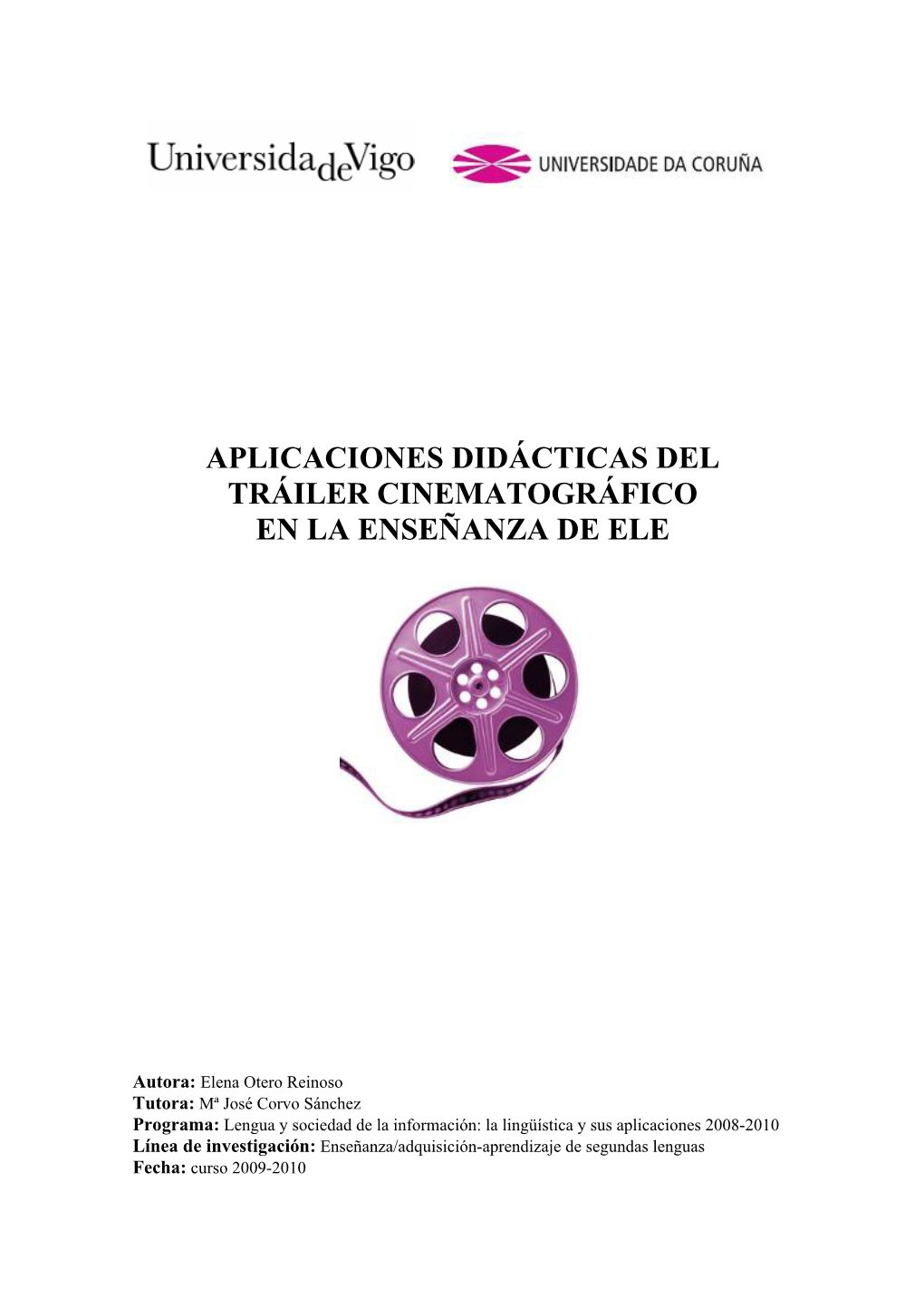 Aplicaciones Didácticas Del Tráiler Cinematográfico En La Enseñanza De Ele