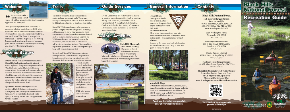 Activities Guide Services Contacts General Information Scenic Byways