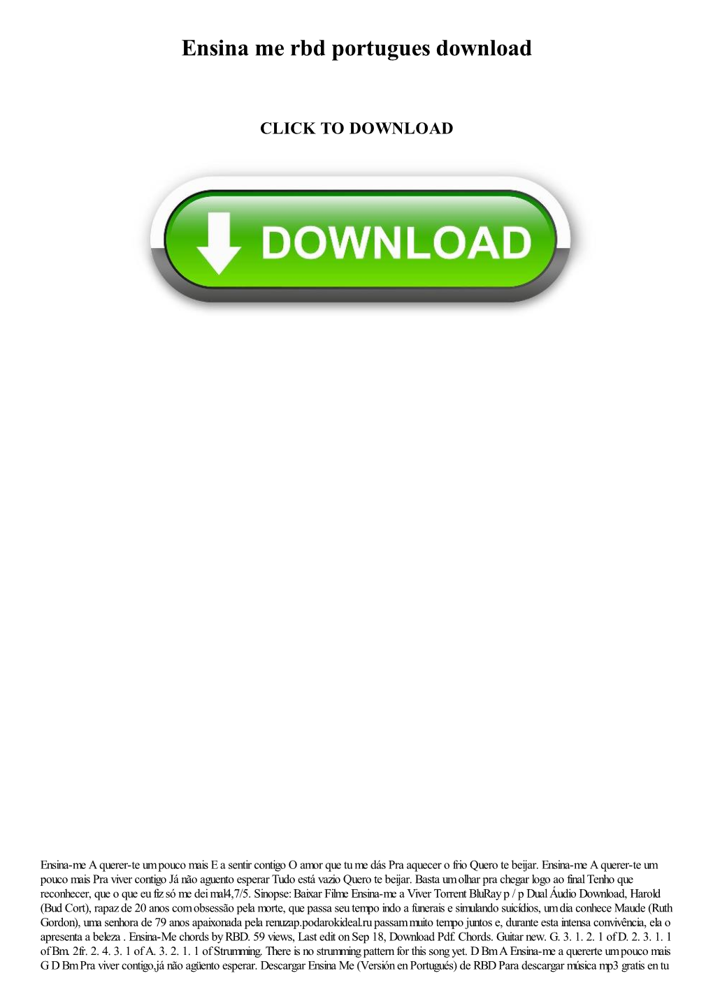 Ensina Me Rbd Portugues Download