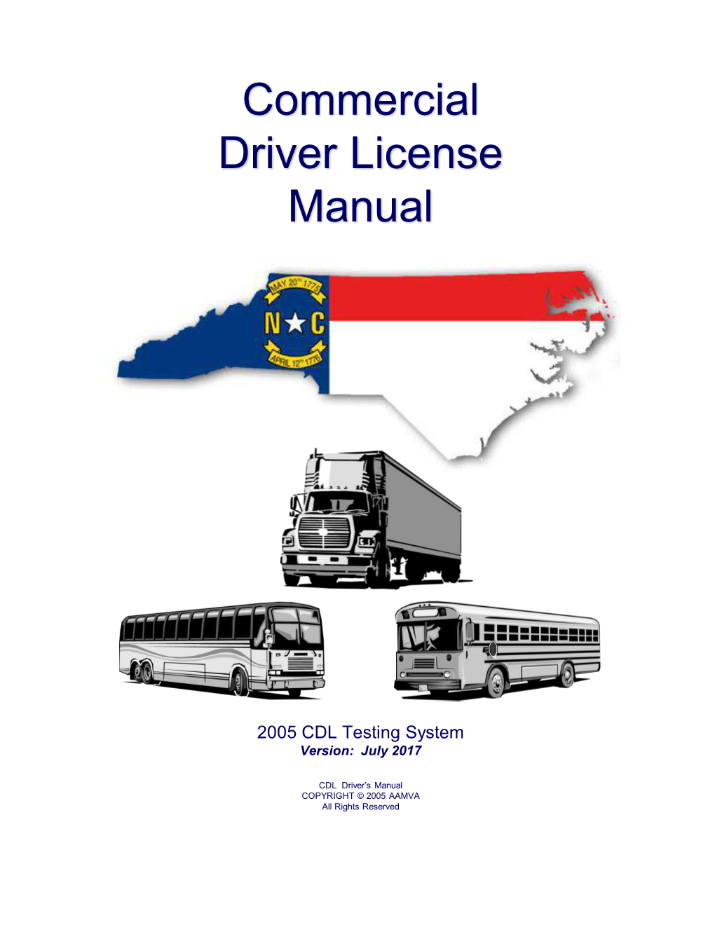 Commercial Driver License Manual